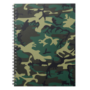 Military Camouflage Notebook