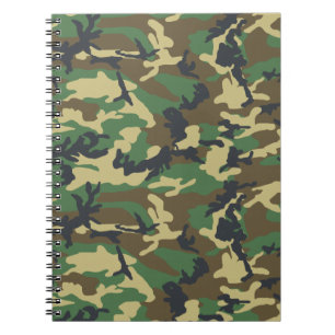Military Camouflage Notebook