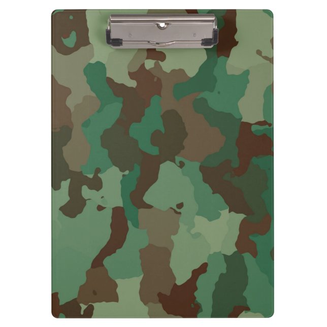 Military Camouflage Pattern (Armed Forces) Clipboard (Front)