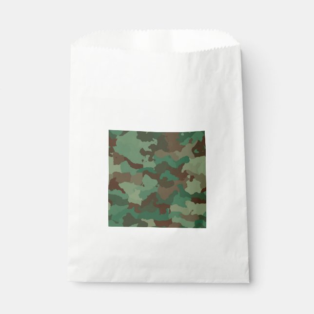 Military Camouflage Pattern (Armed Forces) Favour Bag (Front)