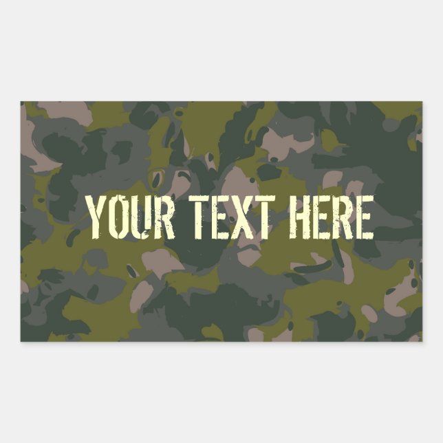 Military camouflage sticker (Front)