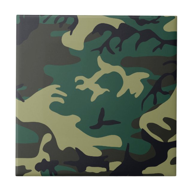 Military Camouflage Tile (Front)