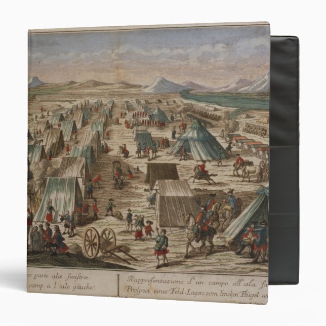 Military camp, c.1780 binder (Front/Inside)
