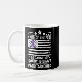 Military Child Month For Kids Daddy Proud Military Coffee Mug