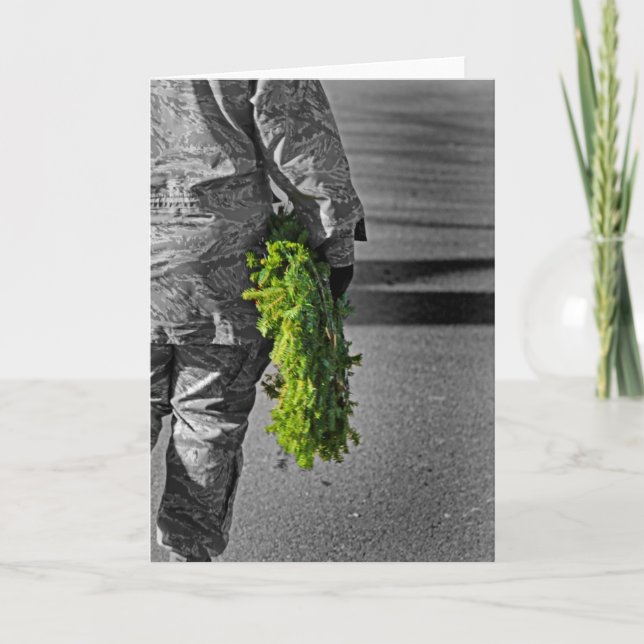 Military Christmas Holiday Card (Front)