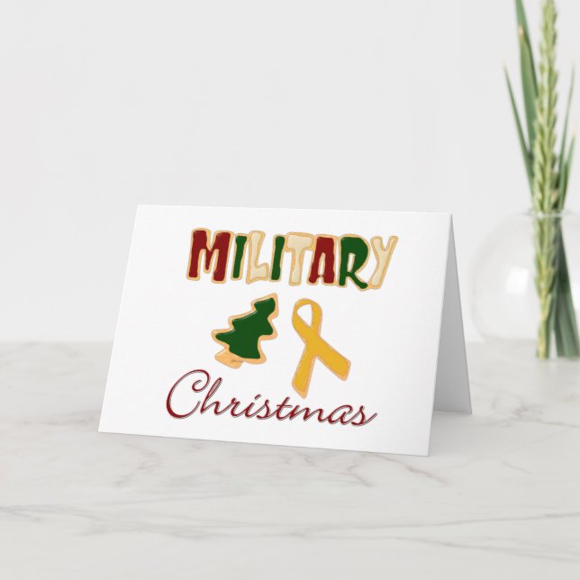 Military Christmas Holiday Card (Front)