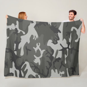 Military colours fleece blanket