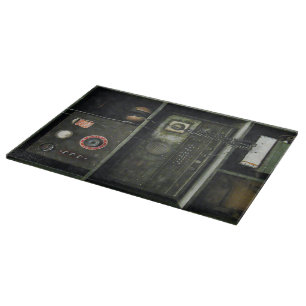 Military Comms Vintage Radio Equipment Cutting Board