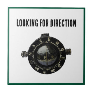 Military Compass Survival Navigation Adventure Tile