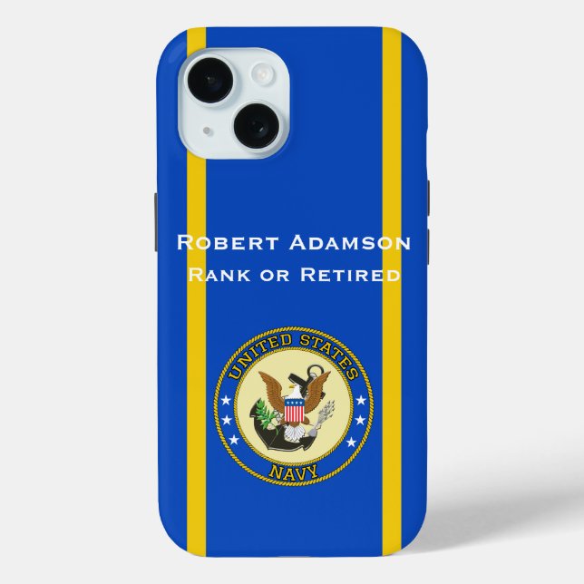 Military Defence emblem personalize Case-Mate iPhone Case (Back)