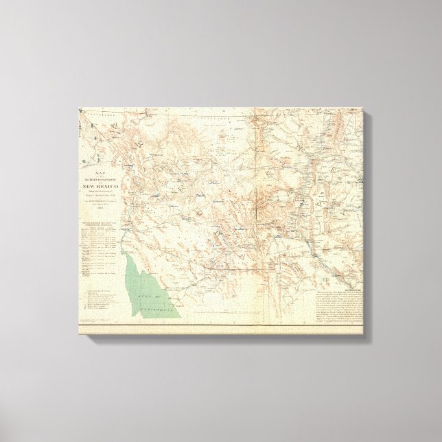 Military Dept New Mexico Canvas Print (Front)