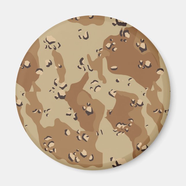 Military Desert Camouflage Background Magnet (Front)