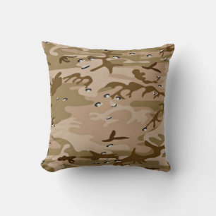 Military Desert Sand Camo Pillow