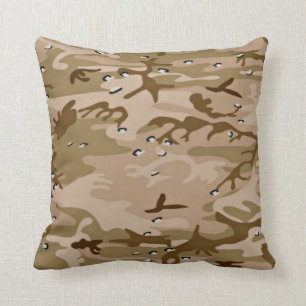 Military Desert Sand Camo Pillow