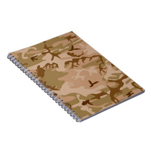 Military Desert Sand Camouflage Notebook Planner