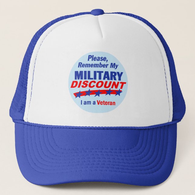 MILITARY DISCOUNT Hat (Front)