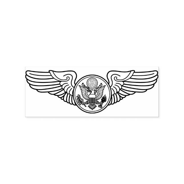Military Enlisted Aircrew Wings Stamp (Imprint)