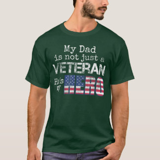 Military Family Veteran Support My Dad US Veteran T-Shirt