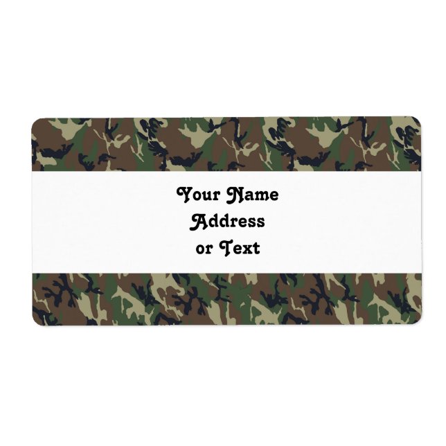 Military Forest Camouflage Background (Front)