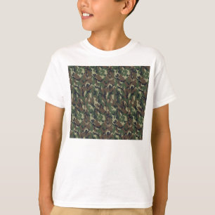 Military Forest Camouflage Background T-Shirt