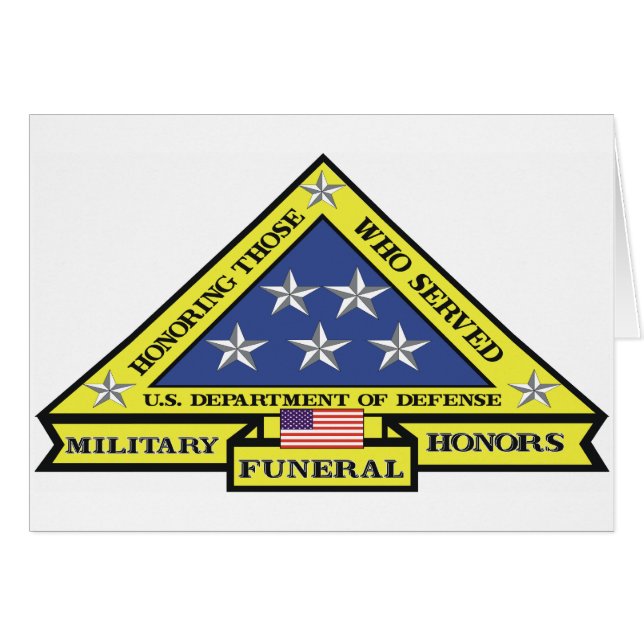 Military Funeral Honours (Front Horizontal)