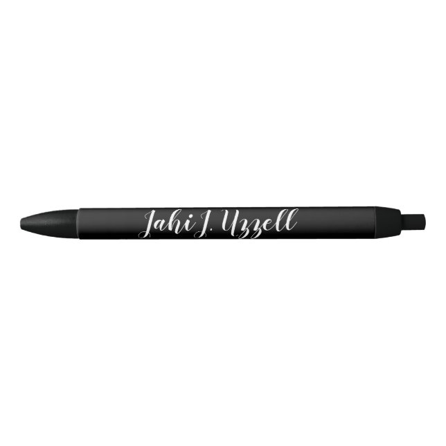 Military Gift Collection Black Ink Pen (Front)