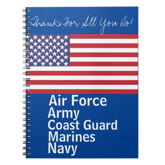 Military Gifts Collection Notebook (Front)