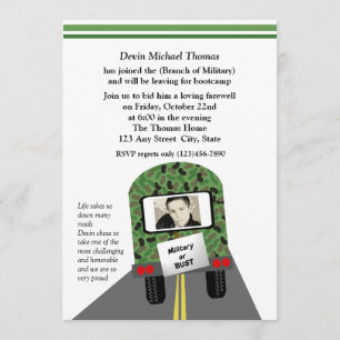 Military Going Away Party Invitation