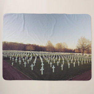 MILITARY GRAVES SHERPA BLANKET