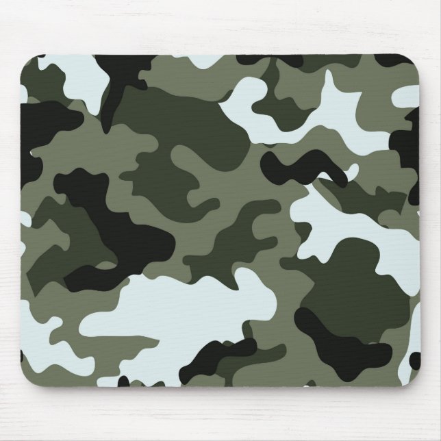 Military Green Camo Mousepad (Front)