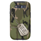 Military Green Camo w/ Dog Tag