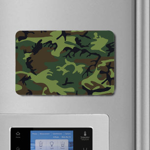 Military Green Camouflage Magnet