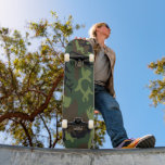 Military Green Camouflage Skateboard<br><div class="desc">Colourful camouflage pattern designed product. Looks good on anything. ⭐PERSONALIZE this template with your artwork. ⭐EDIT it further to make more changes. ⭐TRANSFER this design to any product. Visit all my stores at bit.ly/SandyspiderStores (cut and paste).</div>