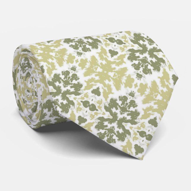 Military Green Task Tie (Rolled)