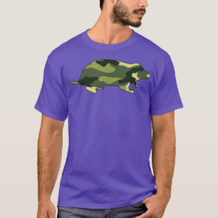 Military Hamster Camo Men Print US Rodent Pet T-Shirt