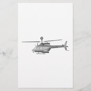 Military Helicopter Stationery