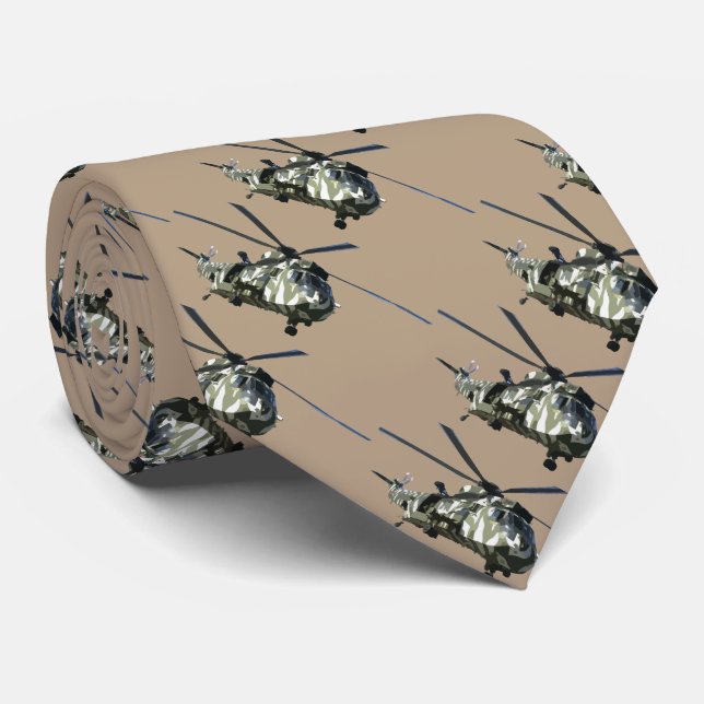 military helicopter tie (Rolled)