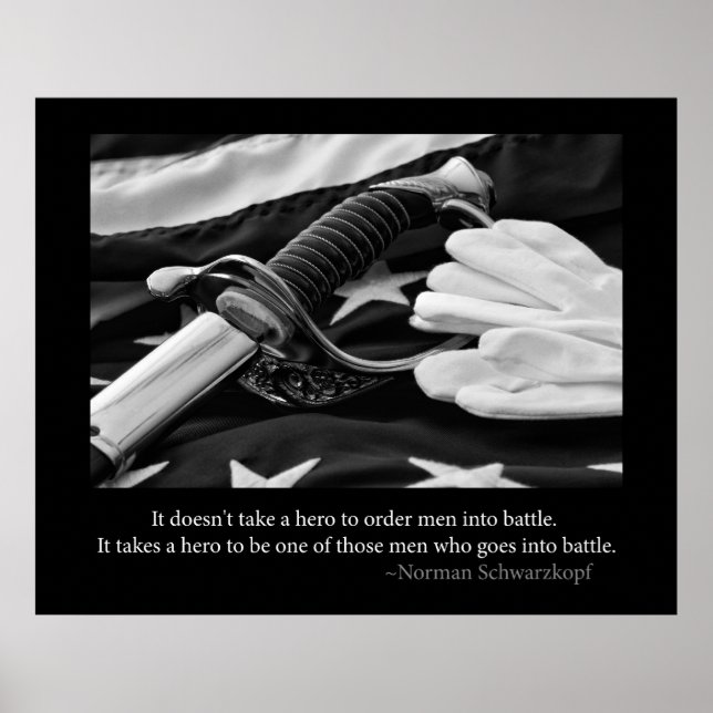 Military Hero Poster (Front)