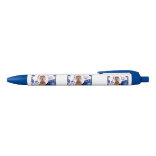 Military Hero Weimaraner Writing Pen