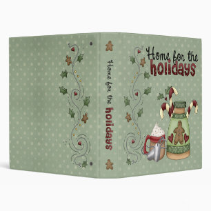 Military Home for the Holidays 1" (Recipe Binder) Binder