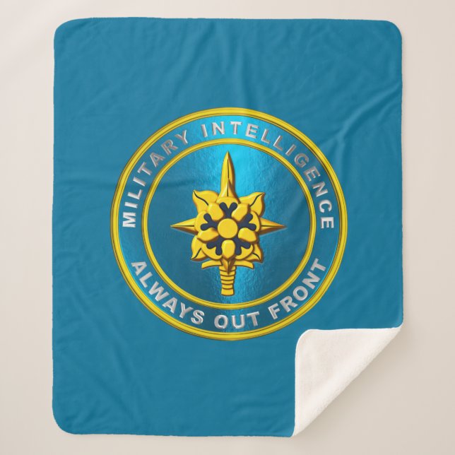 Military Intelligence  Sherpa Blanket (Front)