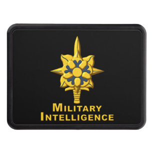 Military Intelligence Veteran Trailer Hitch Cover