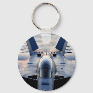 Military jet keychain