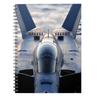 Military jet notebook