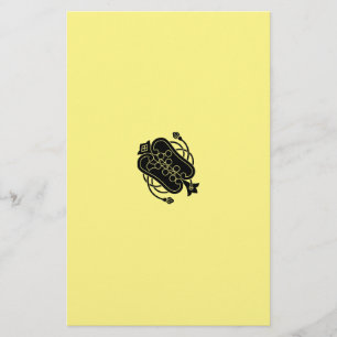 Military leader's Fan Stationery