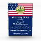 Military Life Saving Department Branch Custom Logo