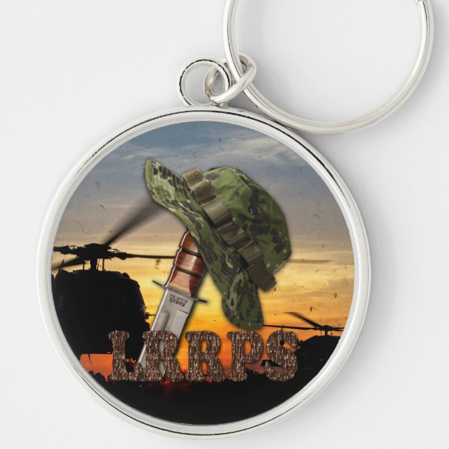 Military LRRP LRRPS Recon Snipers Sniper SOF Keychain (Front)