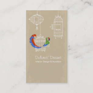 Military Macaw Business Card