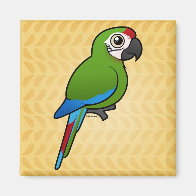 Military Macaw Magnet (Front)
