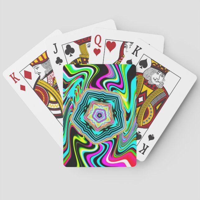 Military Madness Pentagon Freak Out! Playing Cards (Back)